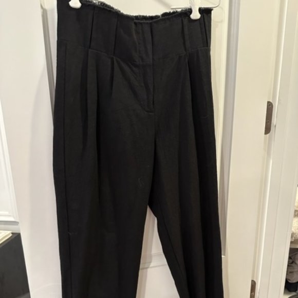 Black Linen Pants --new with tags - Picture 1 of 7
